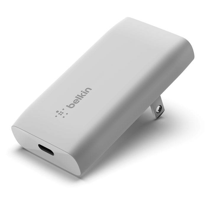 30W USB-C PD GaN Wall Charger, White, hi-res